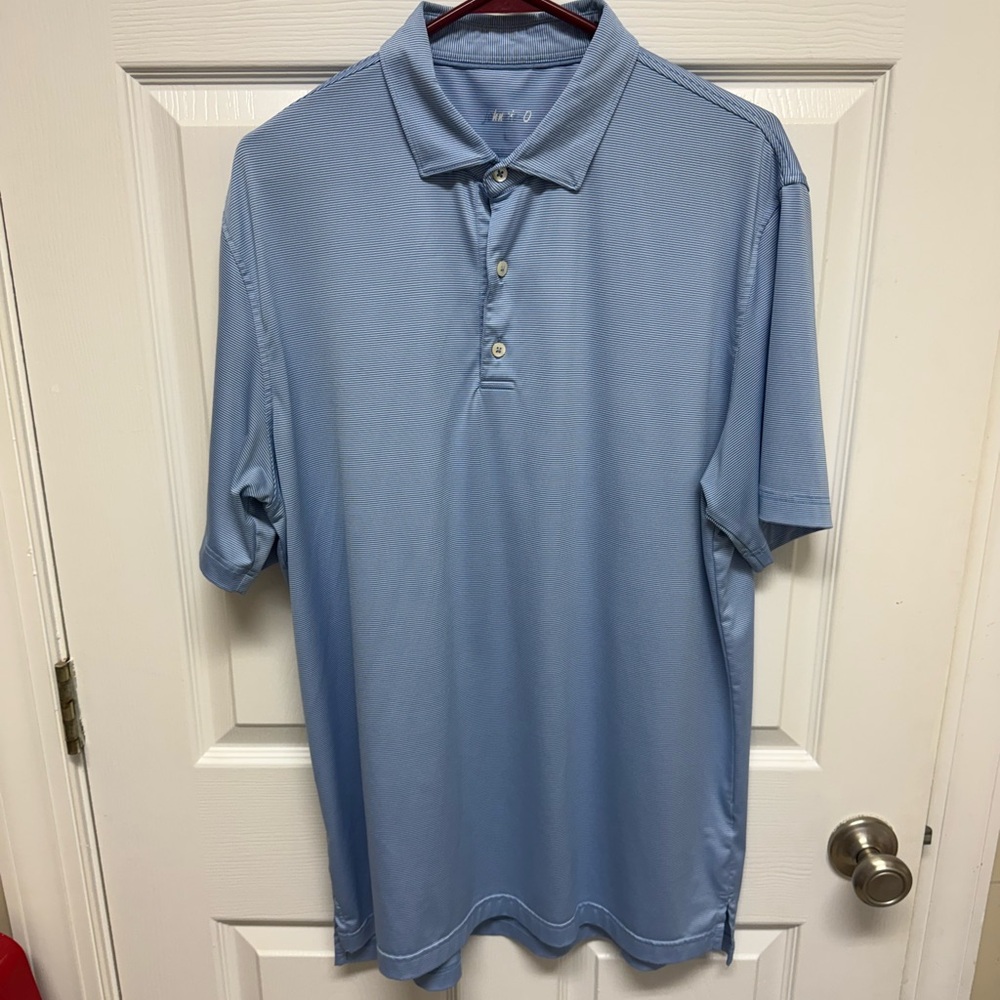 Johnnie O Mens blue golf Polo Large